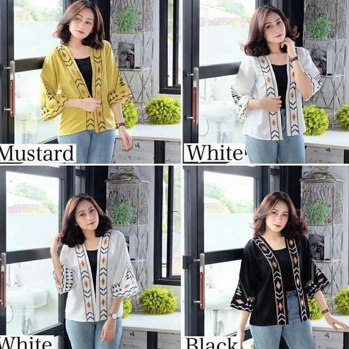 promo 6469 outer cape blazer cape cardigan wanita baju 