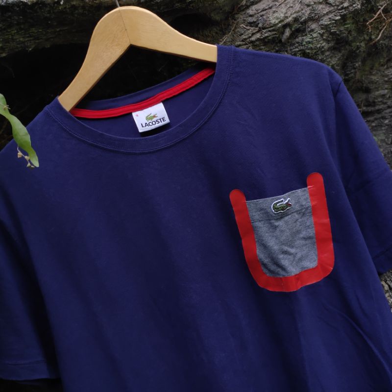 Kaos Lacoste Pocket Second Original Preloved Polo Tshirt