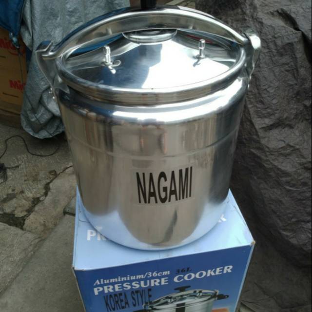 Presto Panci Besar Pressure Cooker Jumbo Nagami 20 / 25 / 36 / 50 / 75 Liter