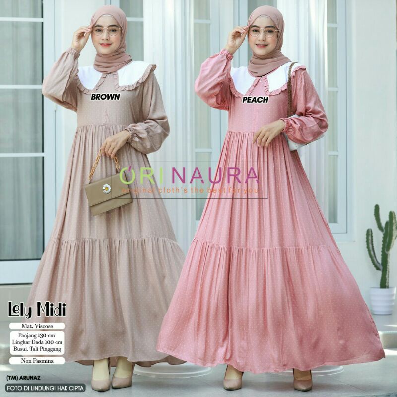 Lely Midi Dress Ori by Ori Naura