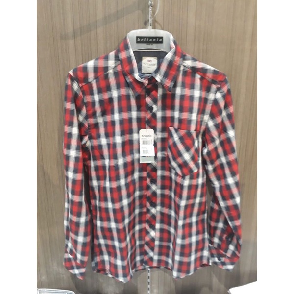 Kemeja Pria/ Kemeja Pria Flanel/ Kemeja Pria lengan panjang/ kemeja Pria Britania