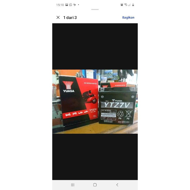 Accu Aki Yuasa Yamaha Nmax YT7V Motor N Max Original Asli By Yuasa