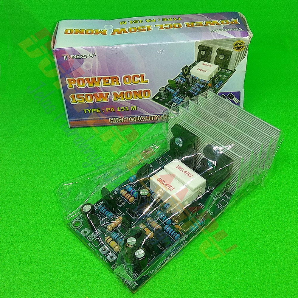 Power Amplifier OCL 150 Watt Mono Plus TR Dan Pendingin