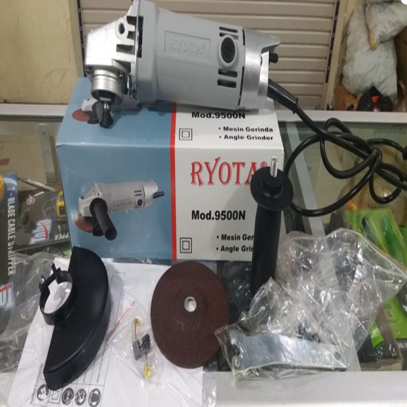 MESIN GERINDA TANGAN RYOTA 9500N 4" ANGLE GRINDER RYOTA