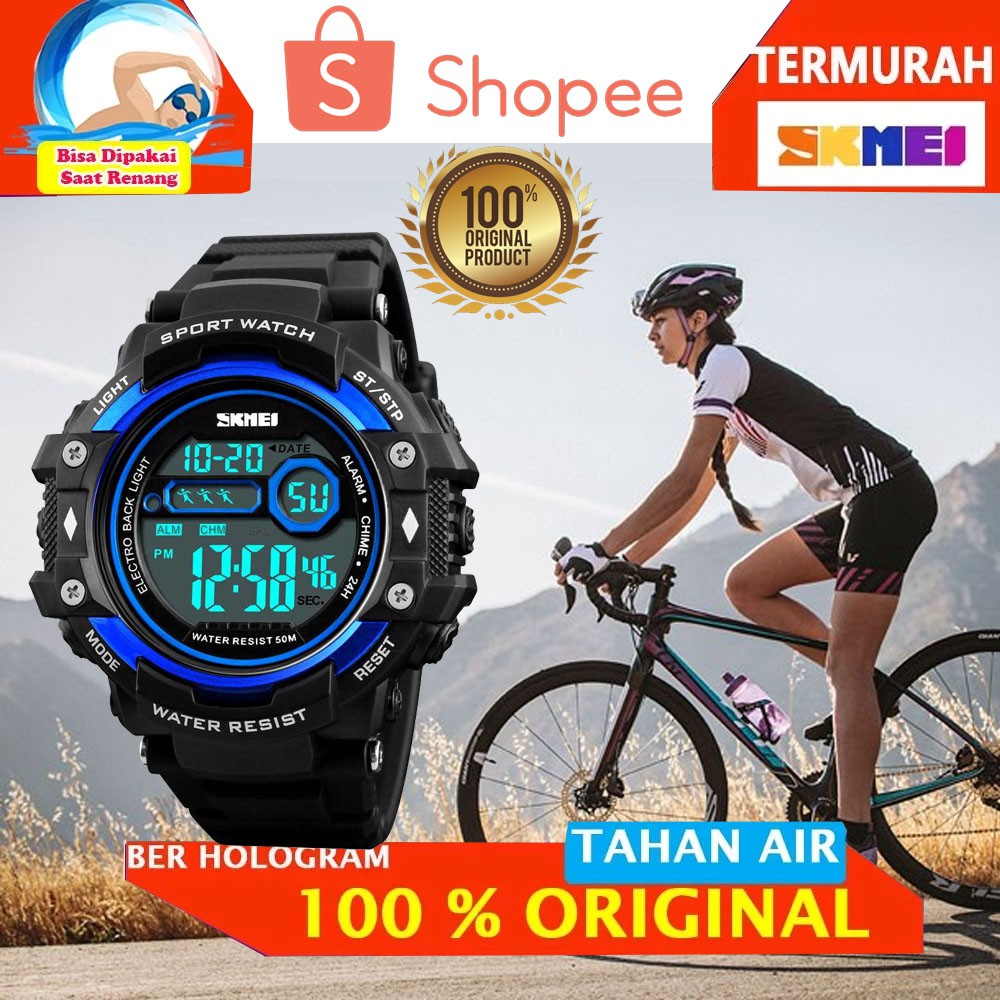Spesifikasi SKMEI Jam Tangan Digital Pria - 1325 Biru