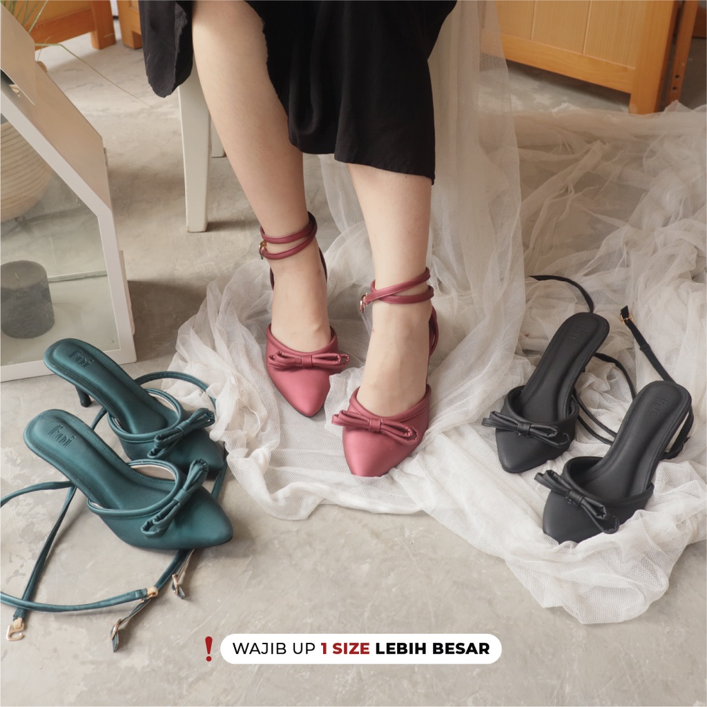 Sepatu Heels Wanita 7 cm untuk Kerja Casual Belle Heels by FOI