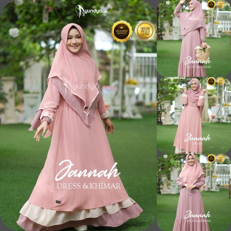 Jannah Dress by.Ayundya/dress bobal/ceruty babydoll Exclusive Armani