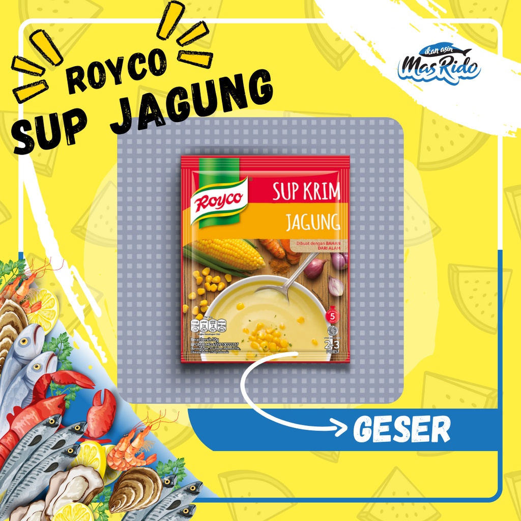 

Royco Sup Krim Jagung Cream Soup Corn Bumbu Sup Krim Termurah