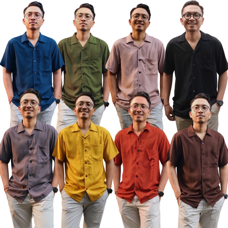 KEMEJA PRIA KEMEJA RAYON KEMEJA POLOS KEMEJA RAYON PREMIUM KEMEJA MOTIF