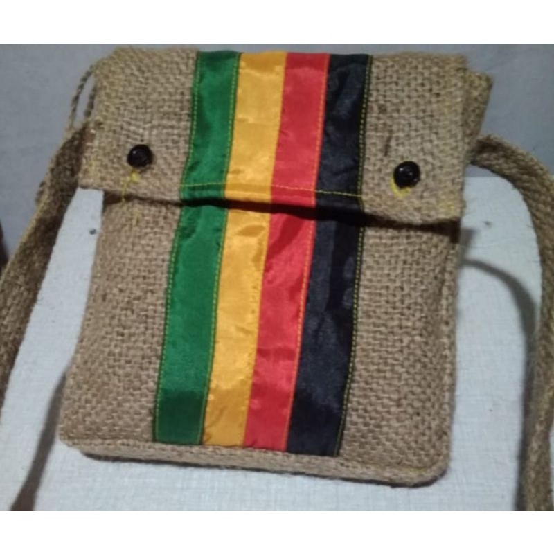 Tas Selempang Bahu Goni Motif Reagge