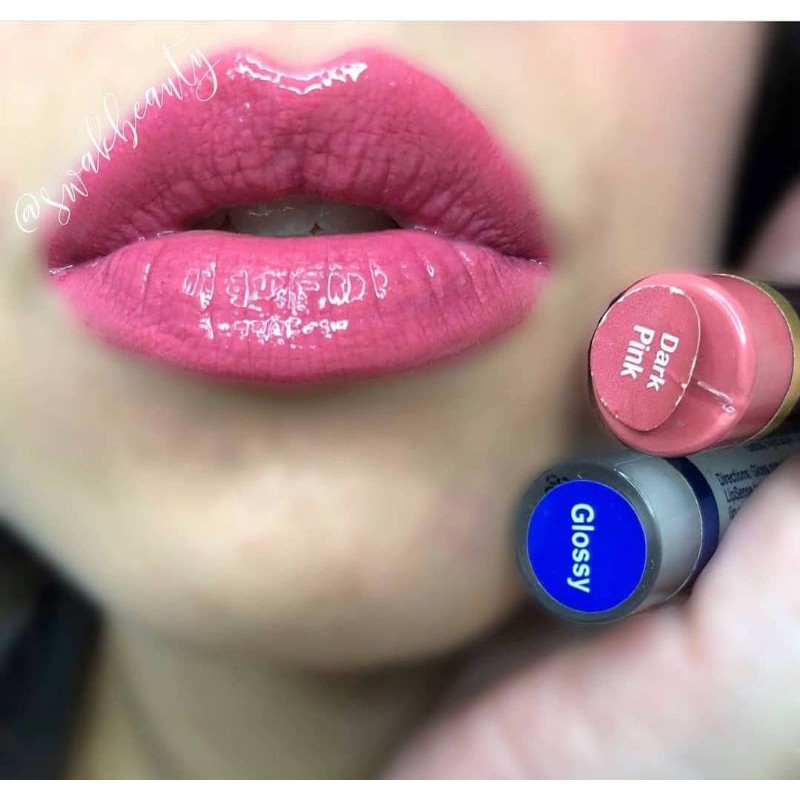 Lipsense by senegence lipstik warna dark pink