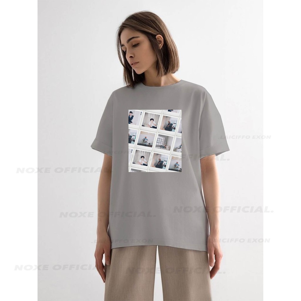 Baju kaos adem gambar EXO SUHO, BAEKHYUN, CHANYOEL, KAI, SEHUN, CHEN, XIUMIN, LAY, kpop BOYBAND