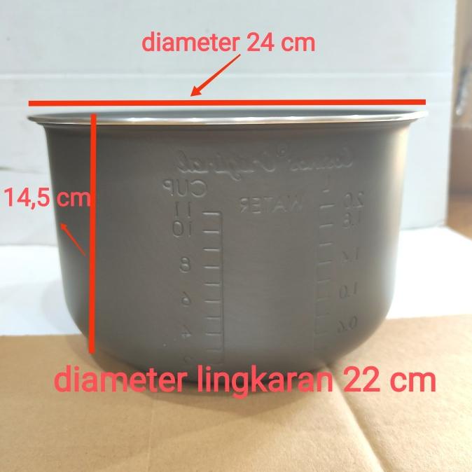 hanya disini] Panci Teflon Mejikom Cosmos Harmond Tech 2L Tebal Semua Merek Umum 2 L