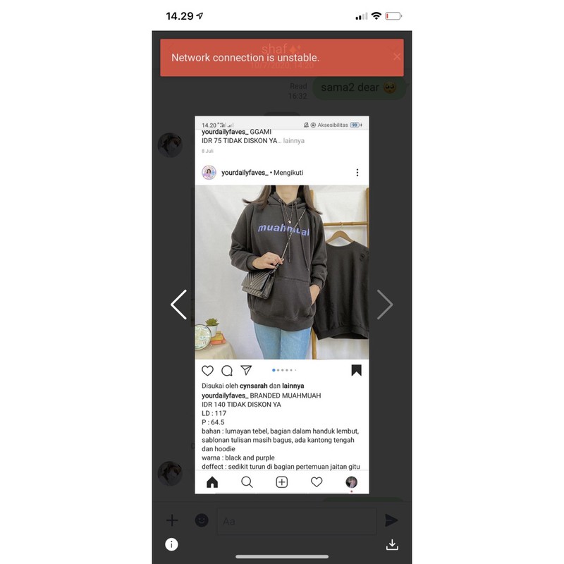 orderan jaket muahmuah