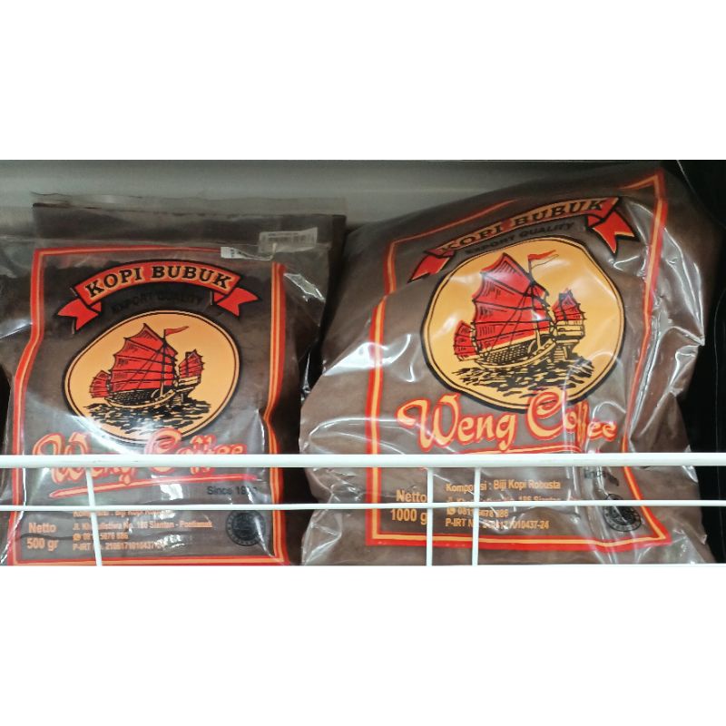 

Weng Kopi Asli Pontianak isi 500gram☕