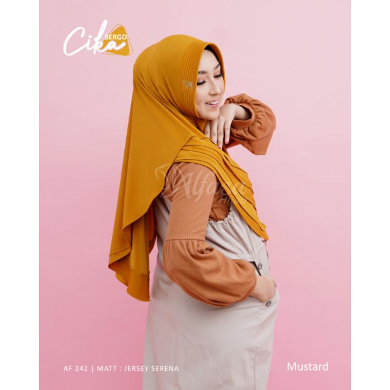 BERGO CIKA AF 242 /HIJAB INSTAN BY ALFASA