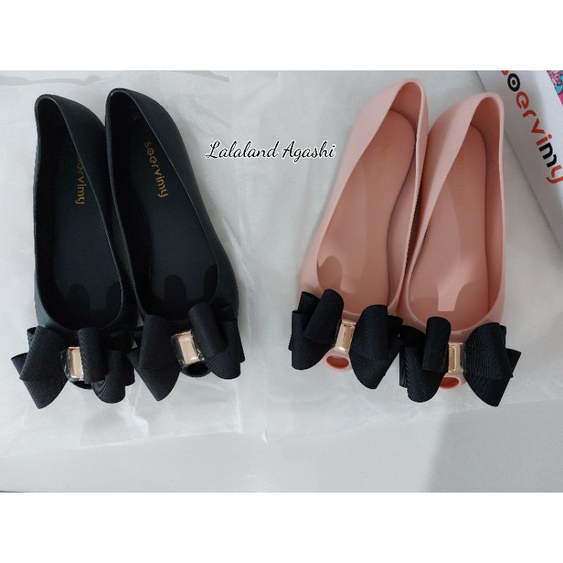 Sepatu jelly pita/sepatu jelly wanita/Sepatu jelly black