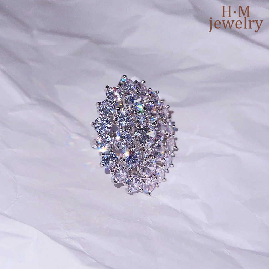 Cincin Jari Telunjuk Model Terbuka Desain Bintang Terang