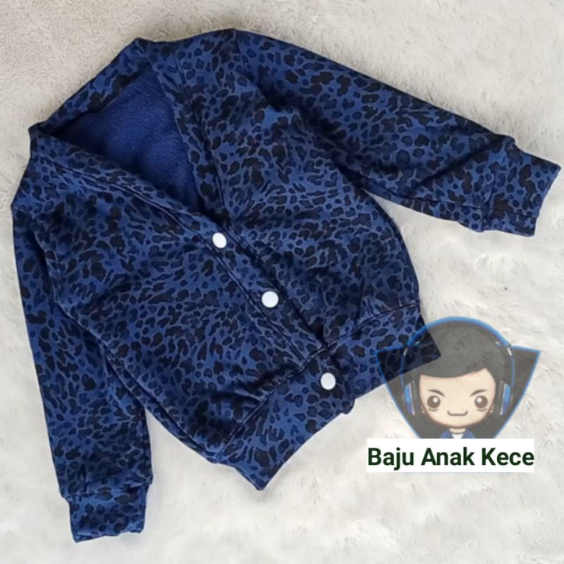 Kardigan Fleece Size L Usia 4 Tahun Kardigan Anak Perempuan Kardigan Anak Laki-Laki Masa Kini