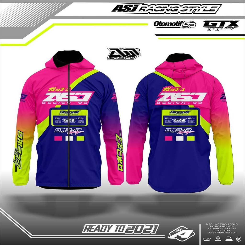 Jaket Racing Taslan Custom