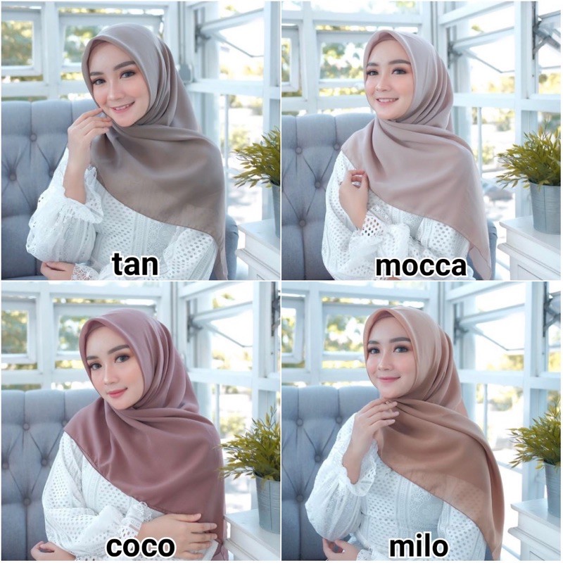 Hijab Segi 4 Paris Premium Part 1 /Jilbab Paris