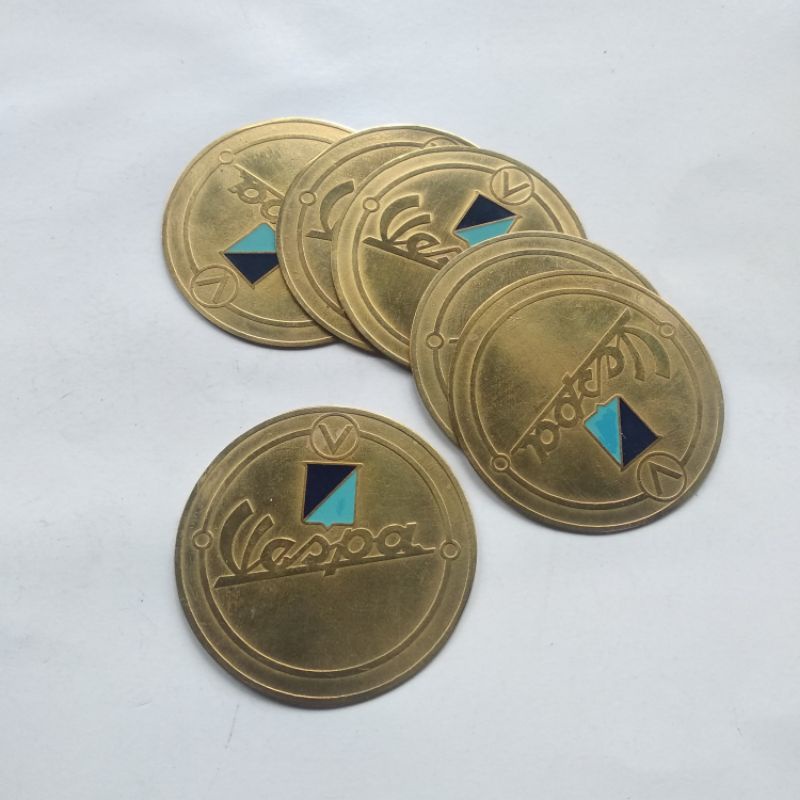 Vespa logo vespa ulma 5 cm kuningan