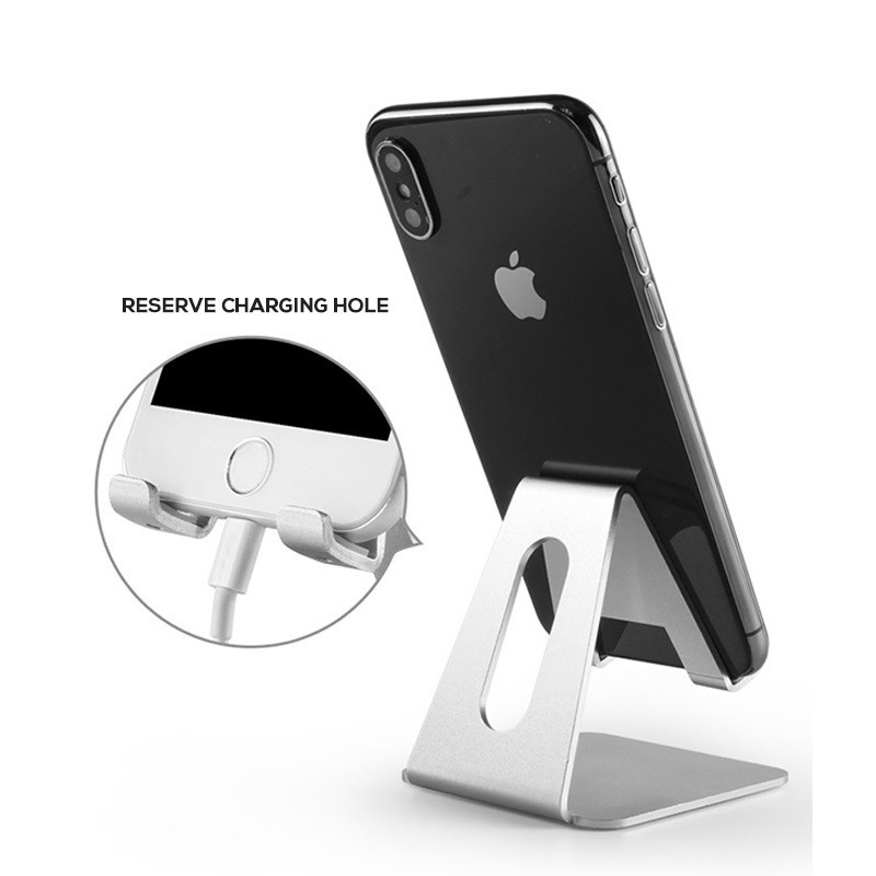 Holder Stand HP Handphone Smartphone Tablet ipad Desktop Meja Besi S-3