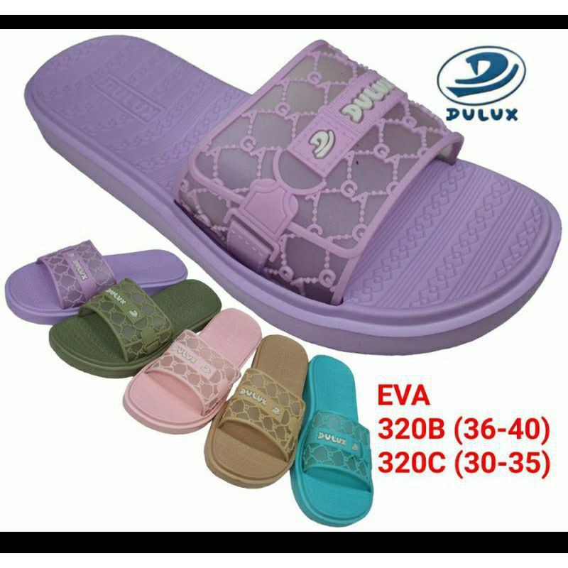 sandal Selop Wanita Dulux Sendal karet Slipon