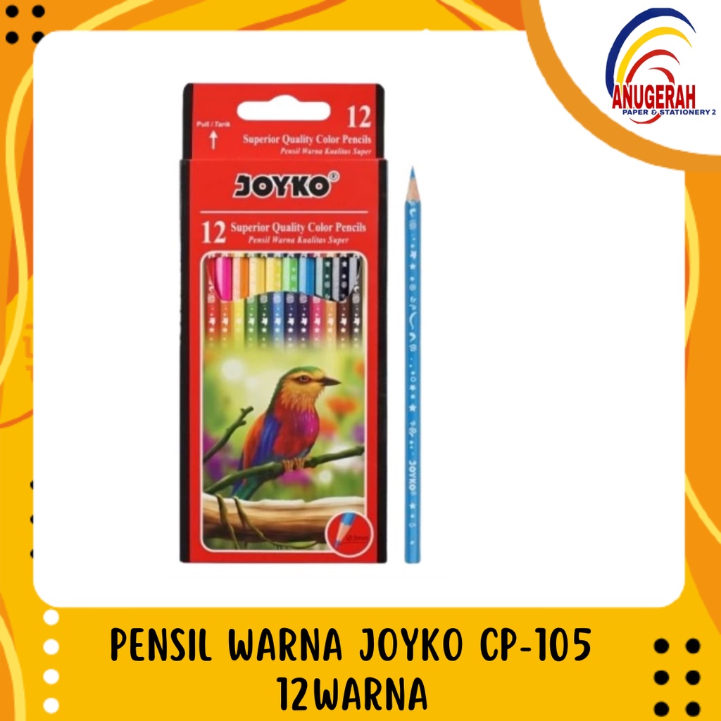 

PENSIL WARNA JOYKO CP-105 12 WARNA (PCS)