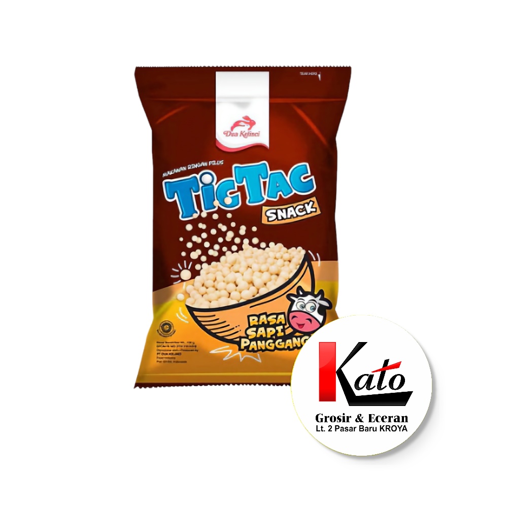 

Dua Kelinci Snack Campur Tic Tac Barbecue Snack Pilus Rasa Sapi Panggang 90gr