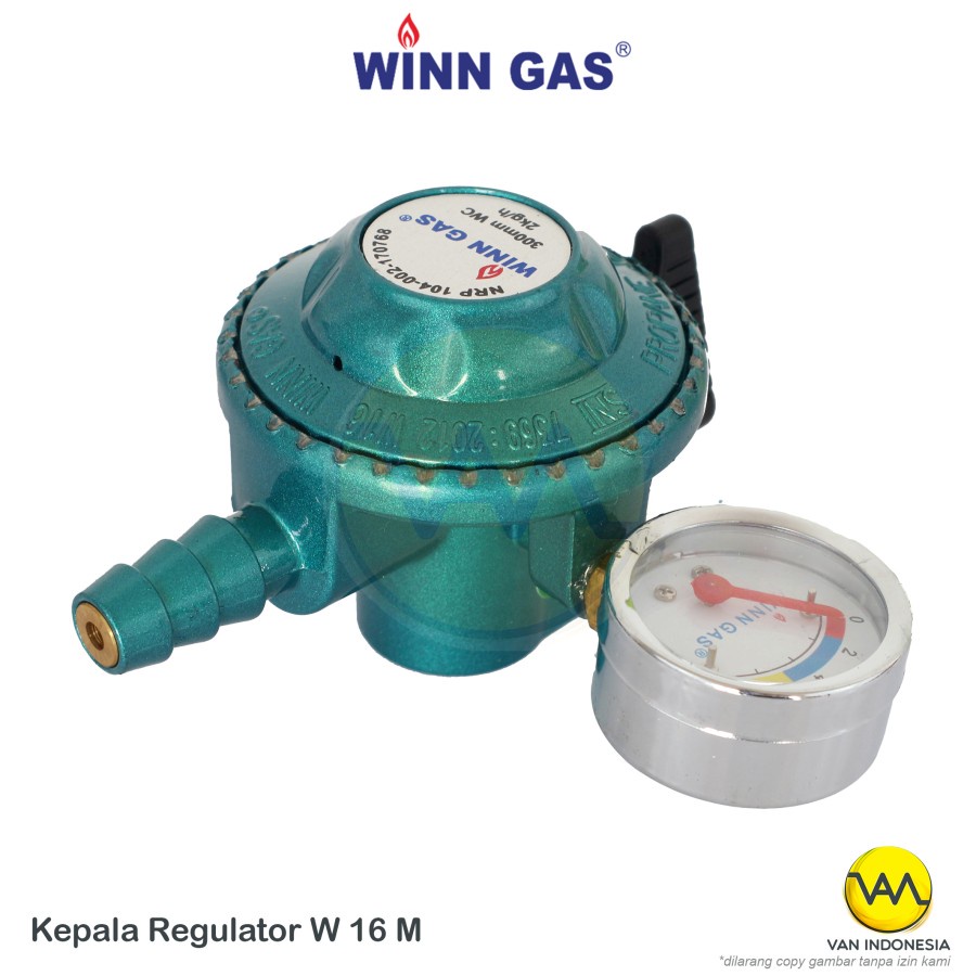 REGULATOR GAS LPG WINN GAS W16M / W28M TEKANAN RENDAH