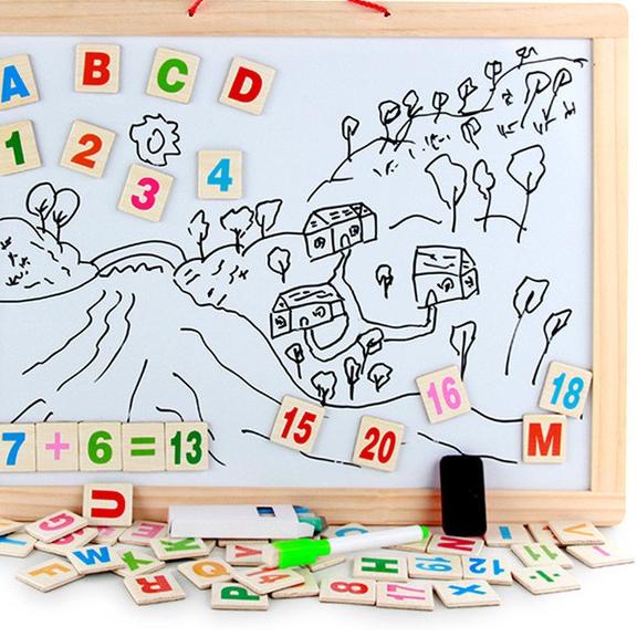 

Terjangkau Papan Tulis Whiteboard Blackboard Magnetik Spidol Kapur Tempel 2 IN 1 Hitam Putih 44 x 31 Cm ホ