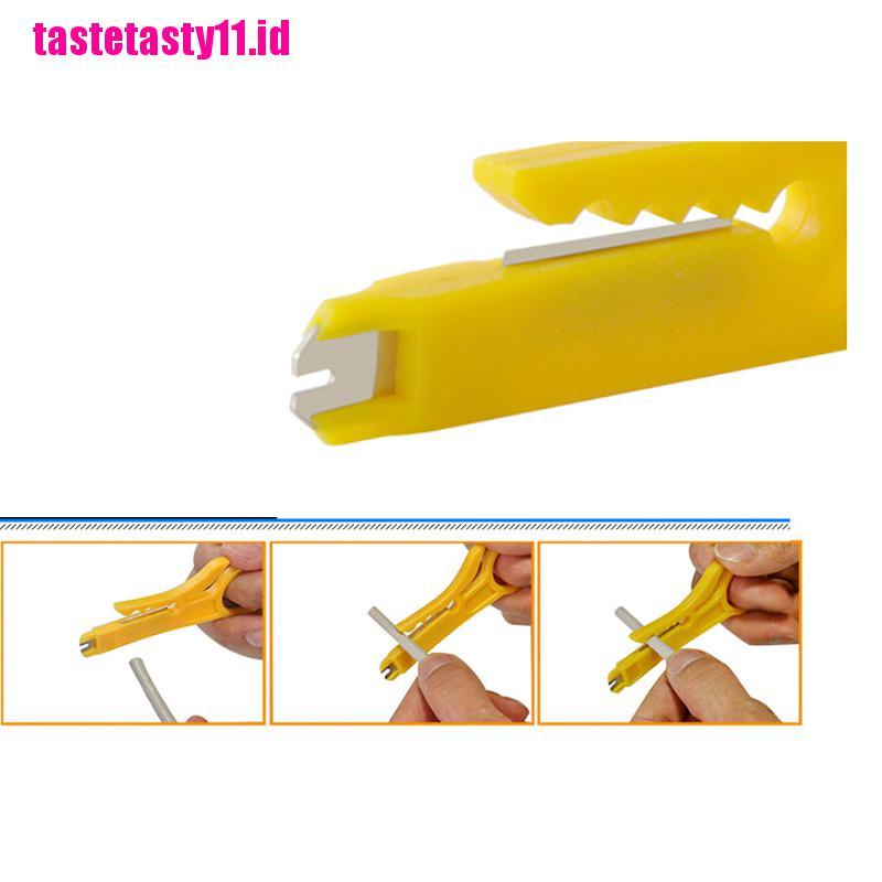 【TTID】2PCS Network Connection Wire Punch Down Cutter Stripper For RJ45 Cat5 Cab