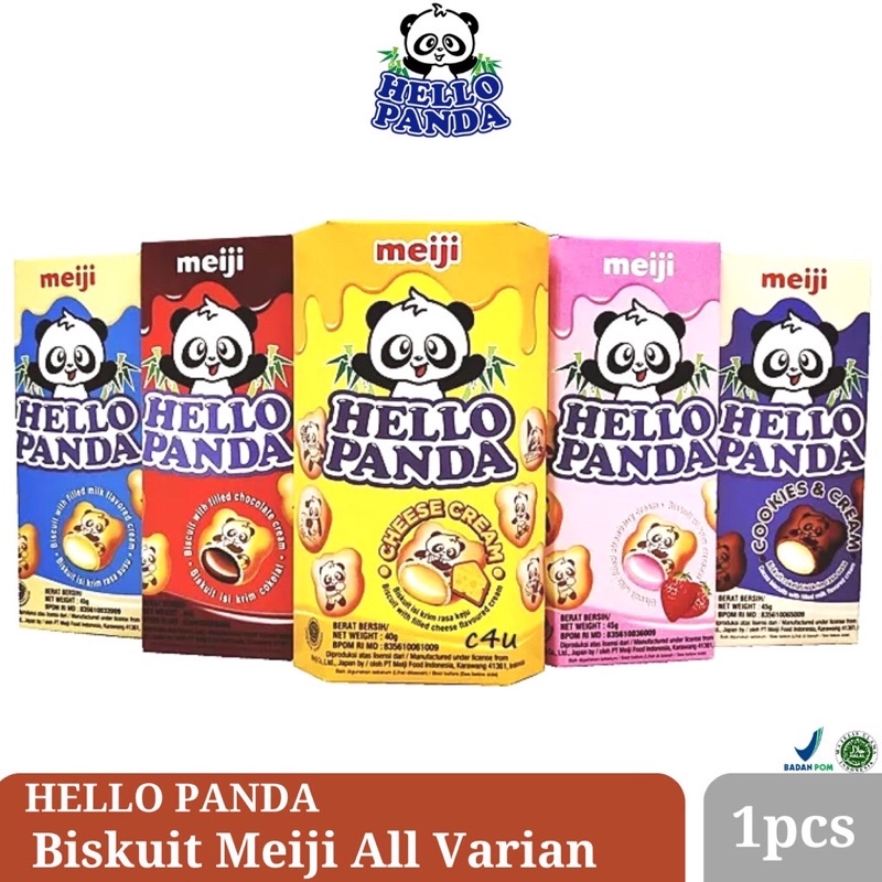 Meiji Hello Panda Biscuits 45gr