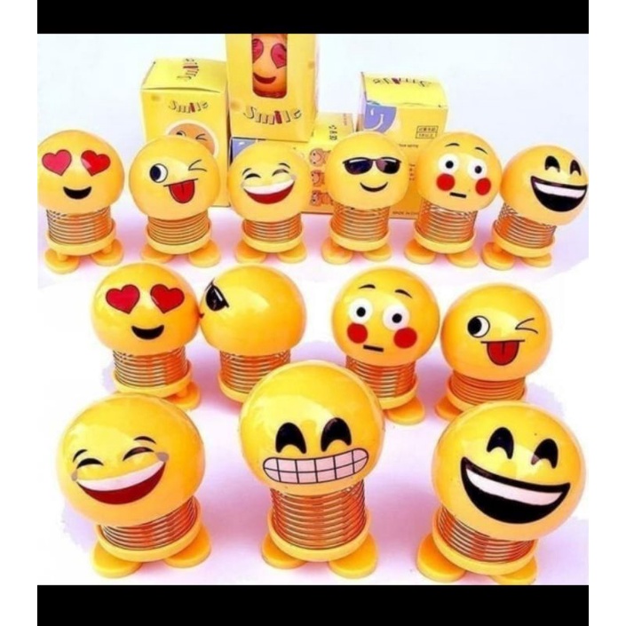 Jual Boneka Mobil Emoticon Shaking Head Goyang Kepala Dashboard Car