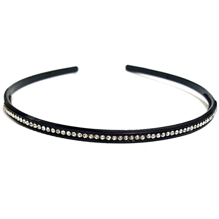 BANDO KOREA BLACK - MINI ( aksesoris grosir murah ready stok ) aksesoris fashion trendy