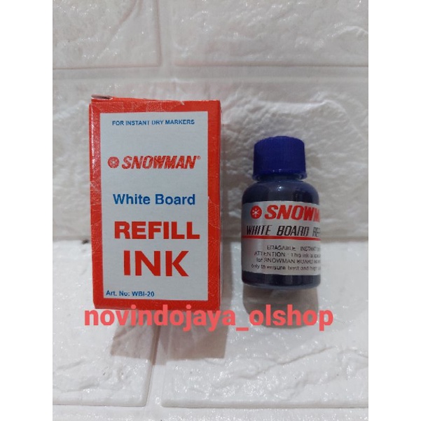 

Tinta Spidol SNOWMAN White Board - Tinta Spidol Murah