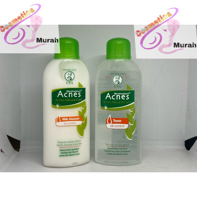 [ 110 ml ] acnes milk cleanser - acnes toner - perawatan acnes lengkap