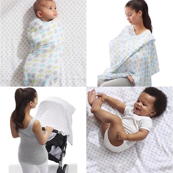 Bedong Bayi Ideal baby swadlle isi 3