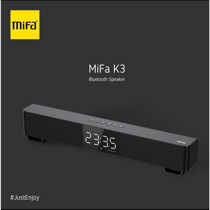 MIFA K3 Speaker Soundbar Speaker Wired & Wireless BLUETOOTH 5 TWS - Hitam