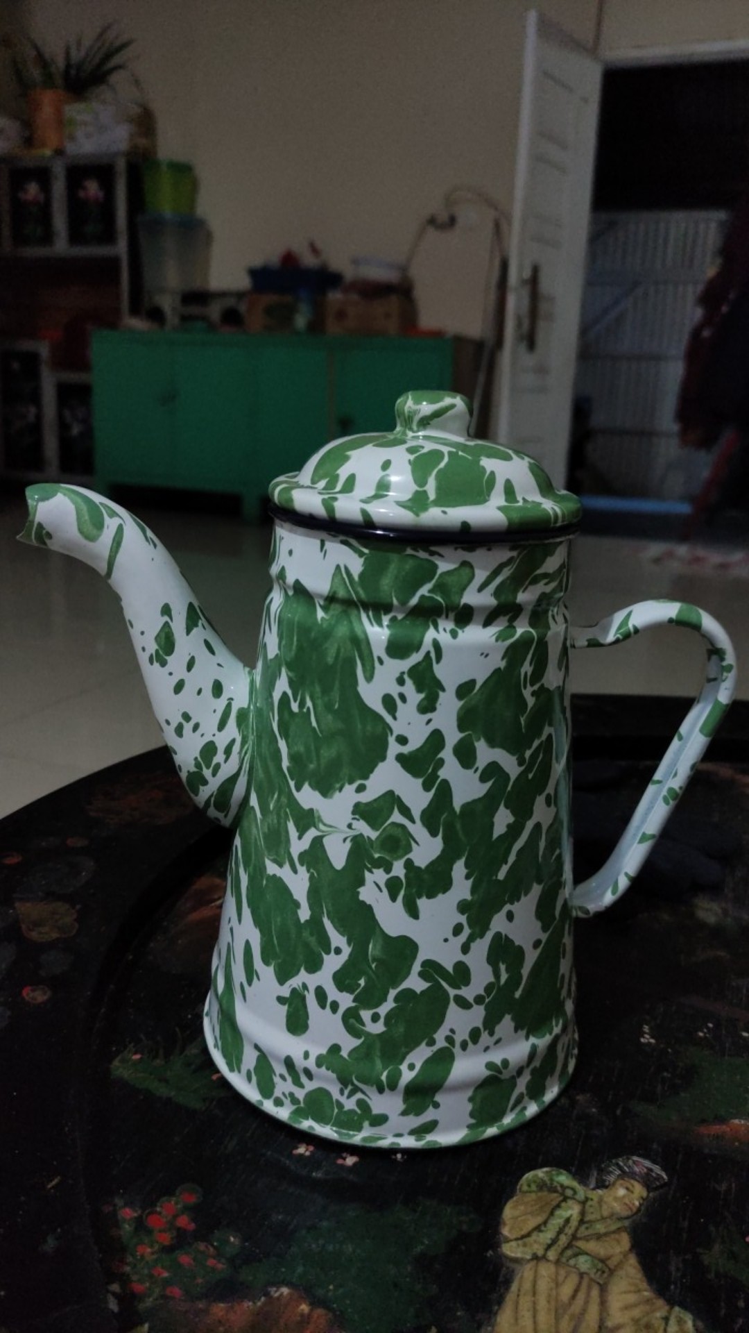 Eskan Lurik 13 Cm / Eskan Blirik / Teko Poci 13 Cm