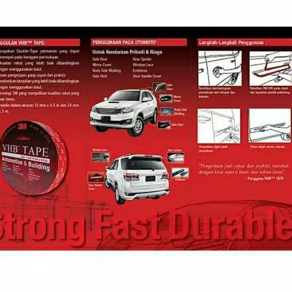 

Baru HSBDF 3M DOUBLE TAPE VHB 24 MM x 4.5M Y49 Produk