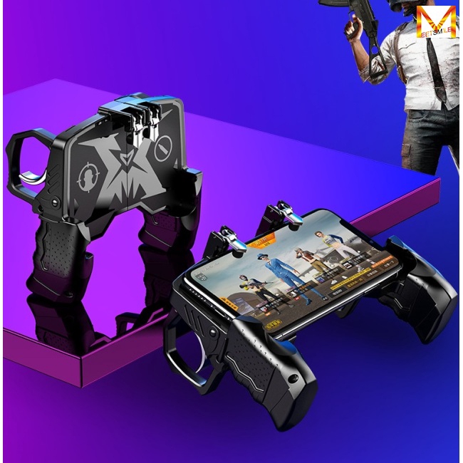 K21 Tombol Trigger Gagang Controller 4 Jari Alat Bantu