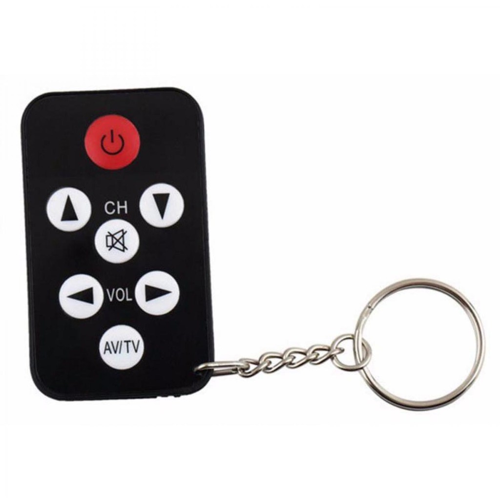 Universal TV Remote Control Mini with Keychain Murah Remot Kontrol Televisi