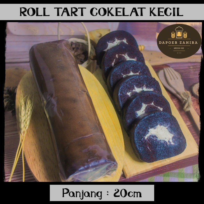 

Roll Tart Cokelat Kecil | Bolu Gulung Harum dan Lembut