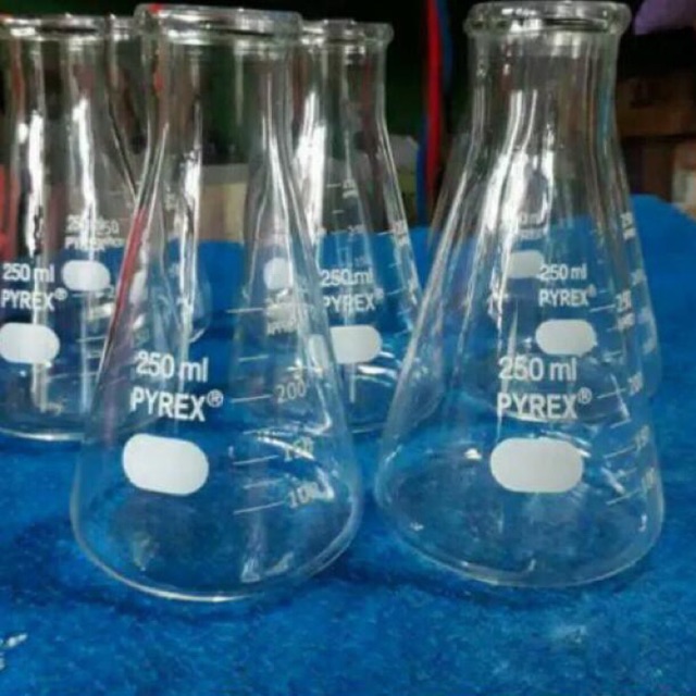 Erlenmeyer 250, 500 ml pyrex