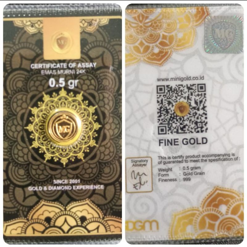 LOGAM MULIA MINI GOLD 0.5 GR