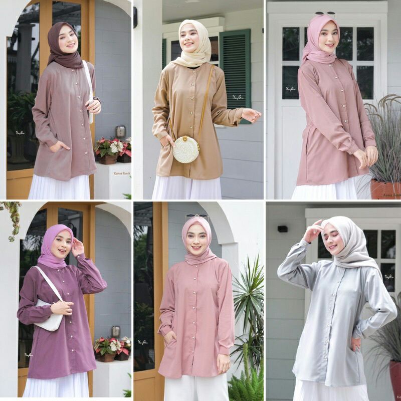 Baju Atasan wanita Baju Tunik Wolvis Baju Muslim Atasan Wanita Baju Tunik Dewasa Baju Tunik Polos Ka