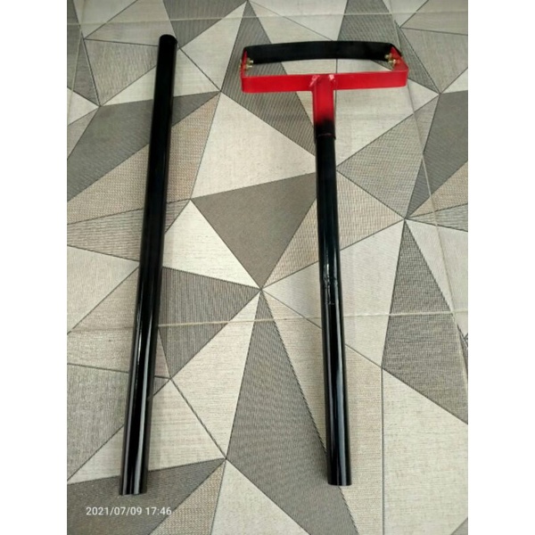 cangkul rumput + gagang panjang