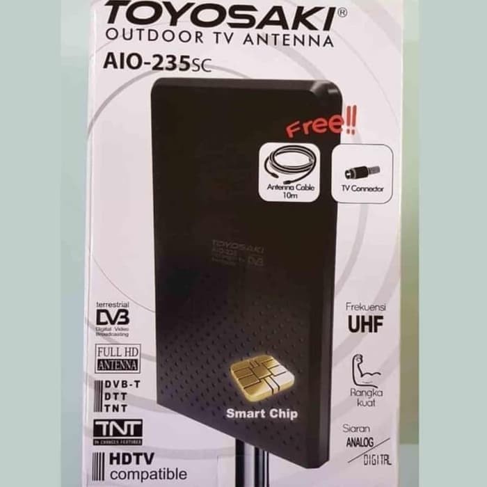 Antena TV Digital Indoor Outdoor Toyosaki AIO235